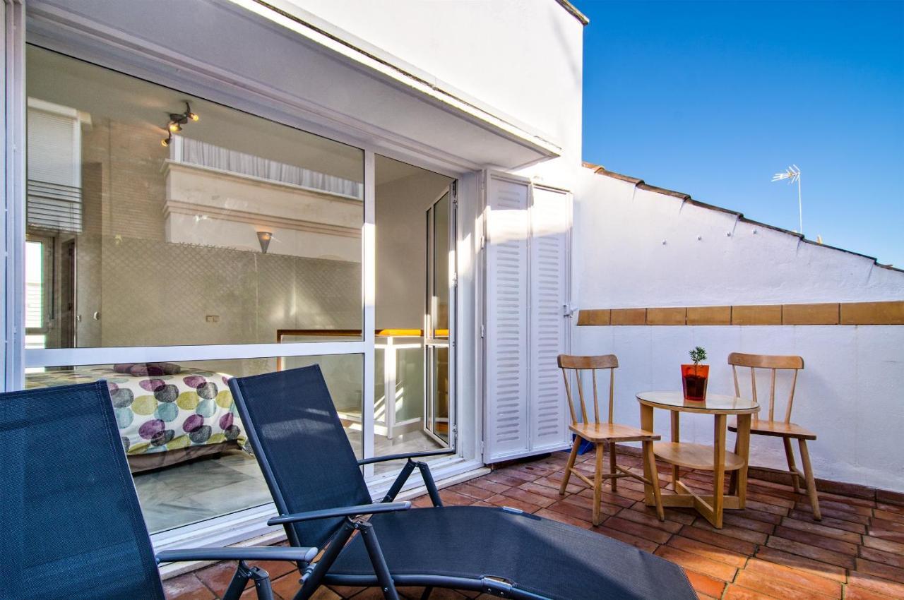 DescubreHome Sol Puerta del Osario Terraza Privada Sevilla Habitación foto
