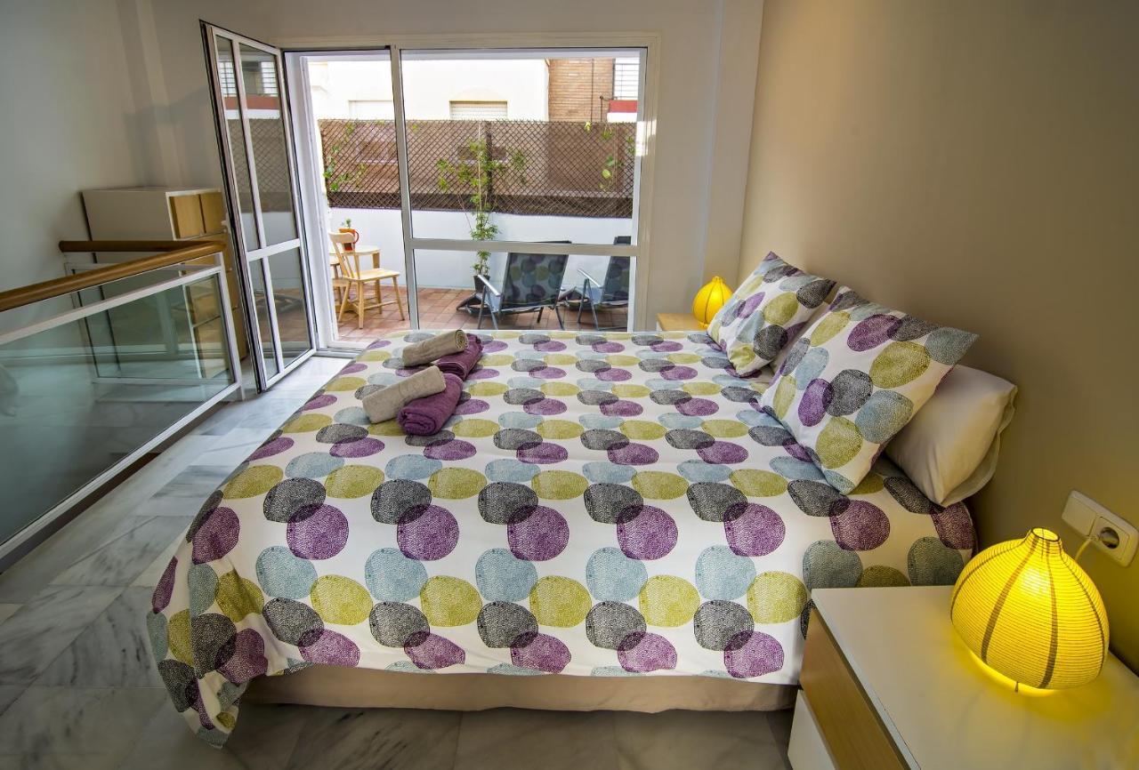 DescubreHome Sol Puerta del Osario Terraza Privada Sevilla Habitación foto