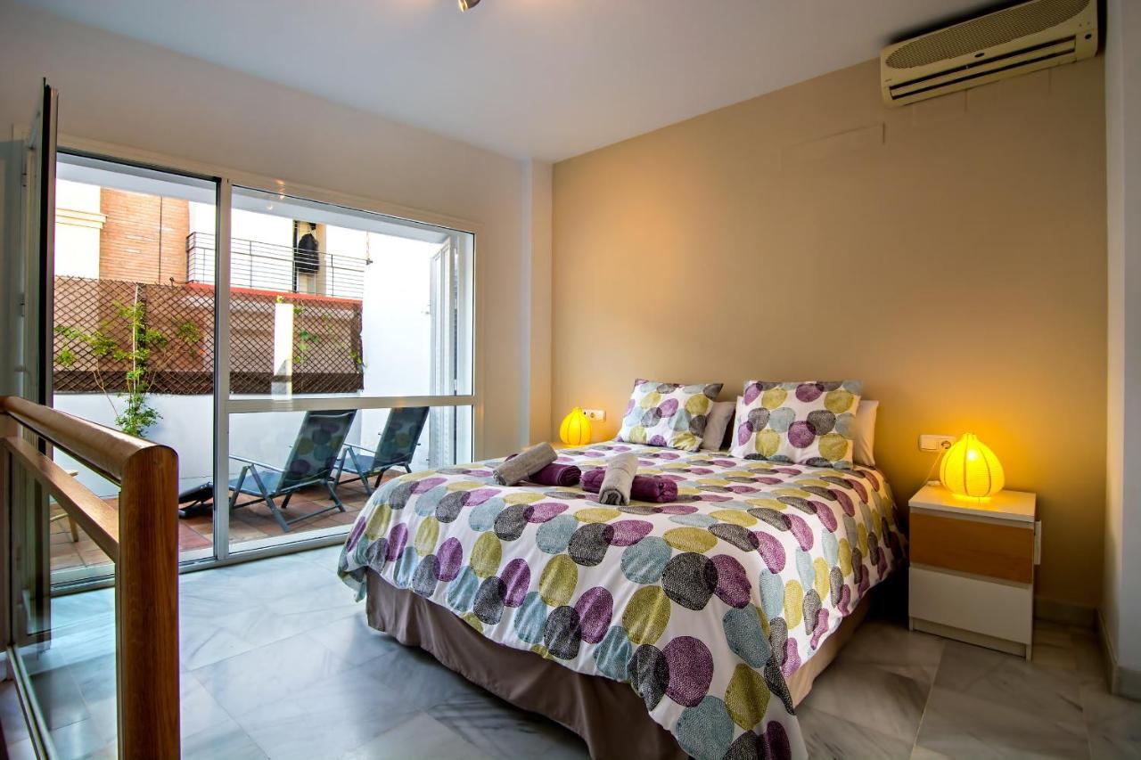 DescubreHome Sol Puerta del Osario Terraza Privada Sevilla Habitación foto